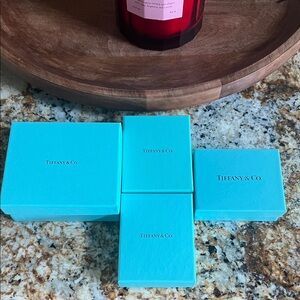 Tiffany & Co. Turquoise Boxes Set